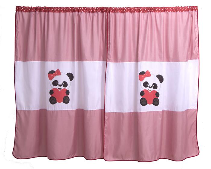 Imagem de Cortina Infantil Panda 2,00m X 1,70m F101