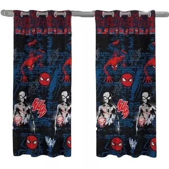 Imagem de Cortina Infantil Spider Man II 2,00m x 1,80m Lepper