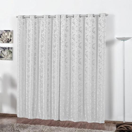 Imagem de Cortina Jacquard  3,00x2,50 Para Varão Simples