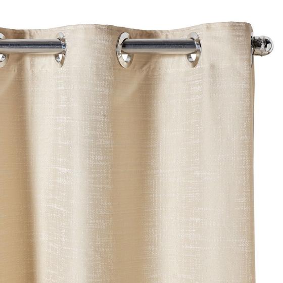 Cortina Jacquard Atenas Desert 2,70 m x 2,30 m Bege Menor preço em Cortina Jacquard Atenas Desert 2,70 m x 2,30 m Bege