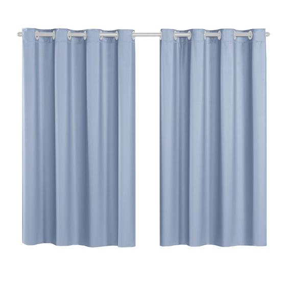 Imagem de Cortina janela Grande Azul 2,80x1,80 Blackout PVC Liso