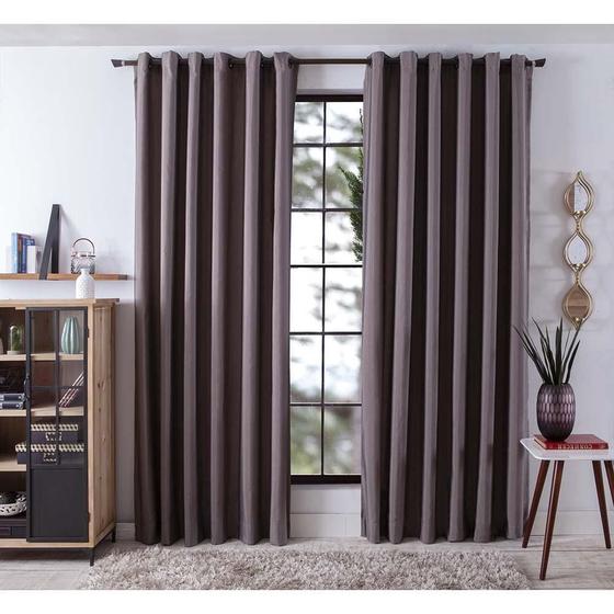 Imagem de Cortina Madras 6225 Castor Escuro 1,70X2,60M - Becadecor