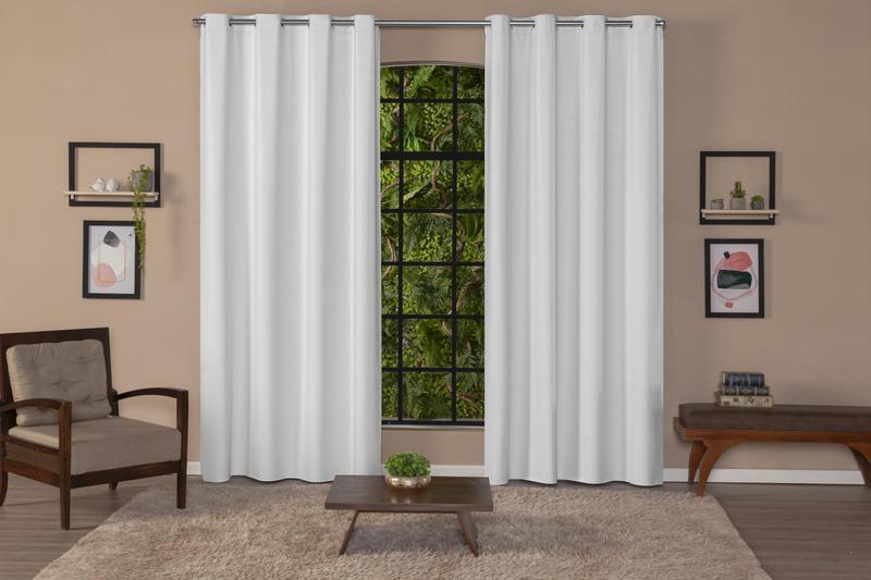 Cortina Para Porta Sala 100% Blackout 2,80x2,30 Cores - Feffo Cortinas ...