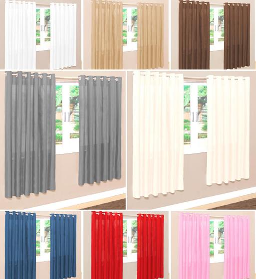 Imagem de cortina para quarto cores variadas 2,00m x 1,70m perciana p/ cozinha luxo palha