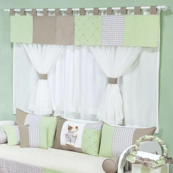 Imagem de Cortina Para Quarto de Bebê Urso 7 peças - Coleção Luxo