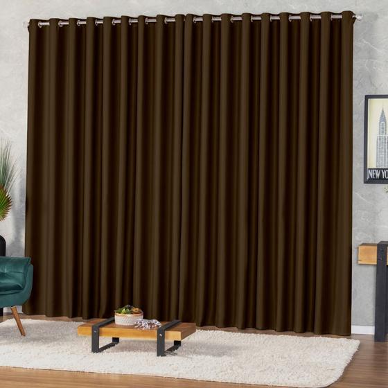 Cortina Para Sala Blecaute Blackout 4,00mt X 2,80mt Preto Casa Completa Enxovais é boa?