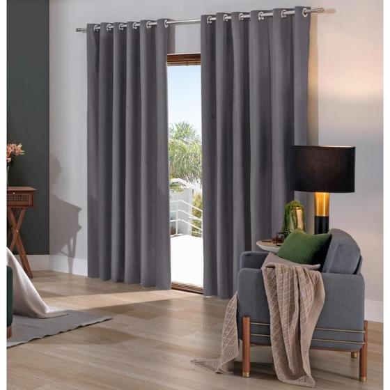 Imagem de Cortina para Sala Quarto Corta Luz Blend 5,40m x 2,80m