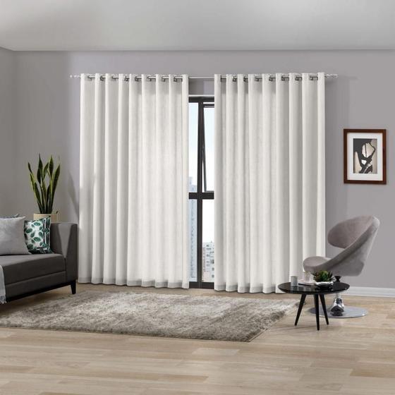 Imagem de Cortina para Sala Quarto Corta Luz Monaco 5,40m x 2,50m