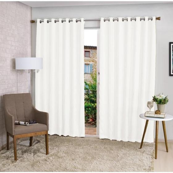 Imagem de Cortina para Sala Quarto Duo Sorrento 5,40m x 2,50m