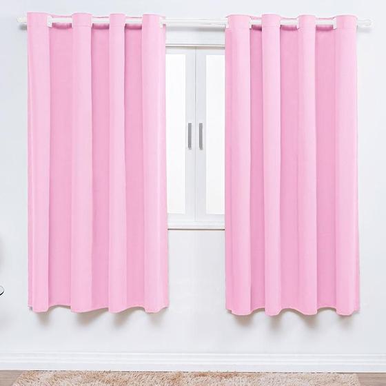 Imagem de Cortina Para Varão Quarto Do Bebe Menina Rosa