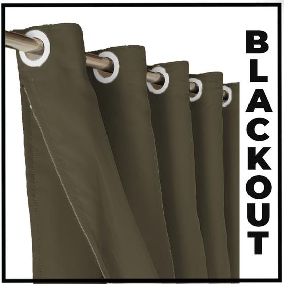 Imagem de cortina pé direito 5,00 x 3,50 blackout Lisboa voal cinza