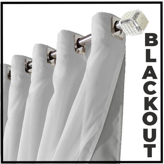 Imagem de cortina pé direito 5,00 x 3,50 blackout veneza voal marrom