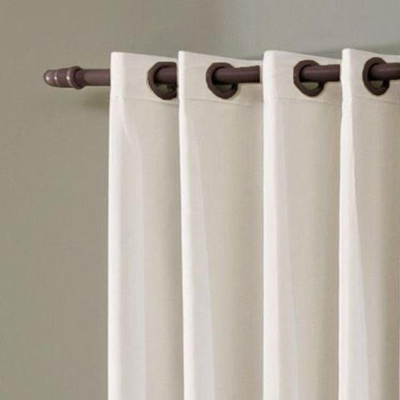 Imagem de CORTINA PRATIKA 2.60m x 1.70m LISA SLIM/MARFIM
