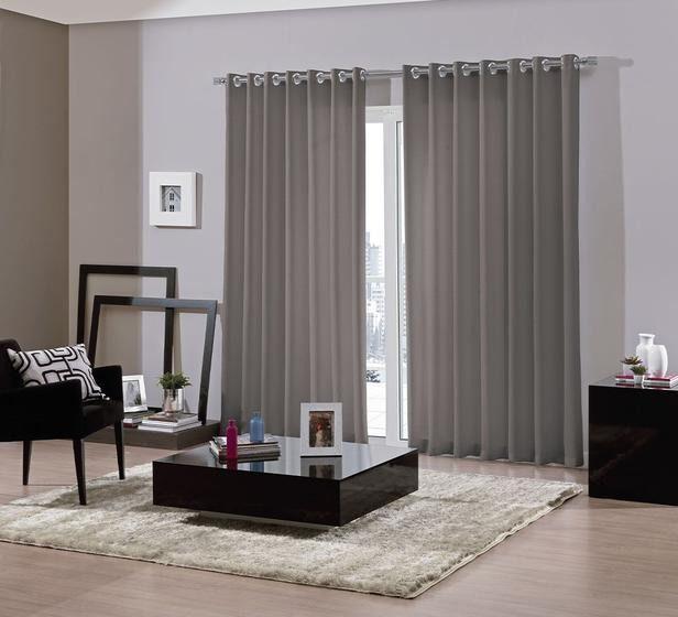 Imagem de Cortina Pratika Bellini 2,60 x 1,70m Taupe - Bella Janela