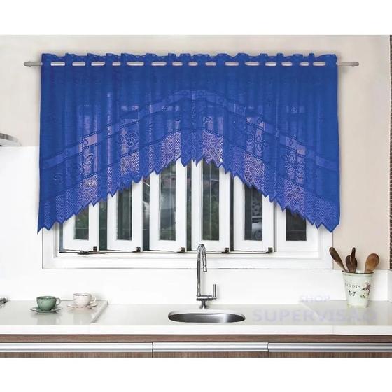 Imagem de Cortina Renda Cascata 3,00 M X 1,00 Alt Color Retro ul