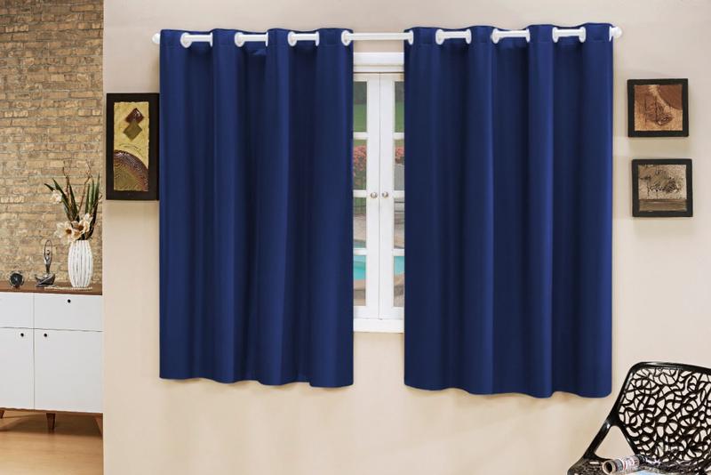 Imagem de Cortina Sala Quarto Blackout Pvc Blecaut 2,20 X 1,30 Corta Luz 100%
