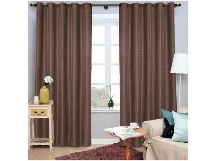 Imagem de Cortina Sultan Chocolate 336814 - 250x280cm