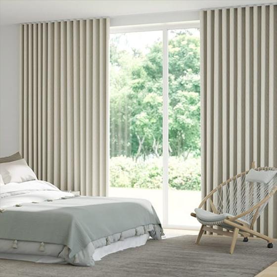 CORTINA TECIDO BLACKOUT 70% - 6m X 2,60m - TRILHO SUÍÇO - AREIA Menor preço em CORTINA TECIDO BLACKOUT 70% - 6m X 2,60m - TRILHO SUÍÇO - AREIA
