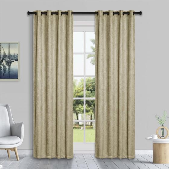 Imagem de Cortina Tecido Semi Blackout Toronto Taupe 2,60X2,30M Pemogo