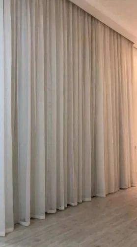 Imagem de Cortina Trilho Suiço  Forro com Voil  6.00 x 2.60  Para Trilho de 3  até 4 metros