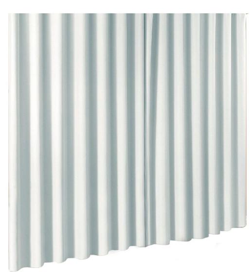 Cortina Voil 3,00m X 2,5m Com Forro Blecaute P/trilho Suiço Chrisney