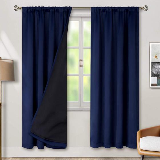 Imagem de Cortinas Blackout BGment com Isolamento Térmico - 107x213cm