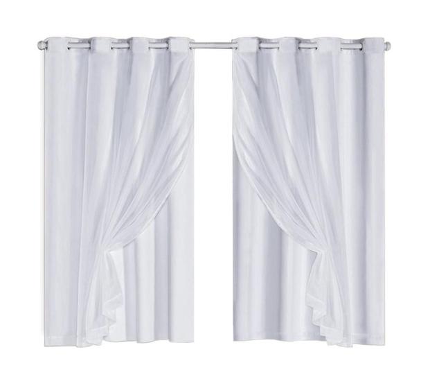 Imagem de Cortinas de Ibitinga 2,80 x 1,60 Blackout Com Voal - Revenda