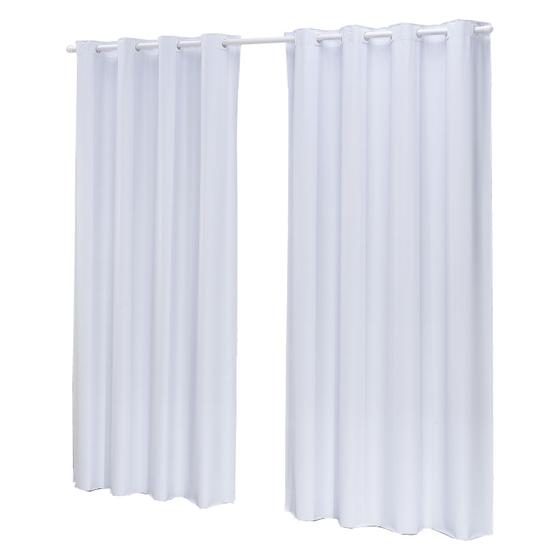 Imagem de Cortinas Para Janela de Blindex 2,80 x 2,30 Mts Bloqueia Luz