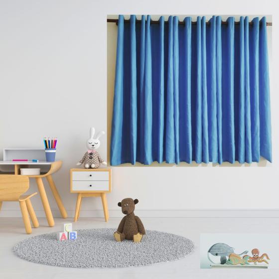 Imagem de Cortinas Para Sala Quarto 2,00 x 1,35 Cores 