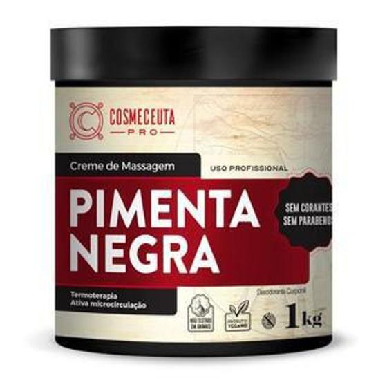 Imagem de Cosmeceuta Creme Desodorante de Massagem 1Kg Pimenta Negra