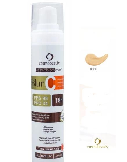 Imagem de Cosmobeauty Blur C Fps98 Ppd34 18hs Base Bege 50g