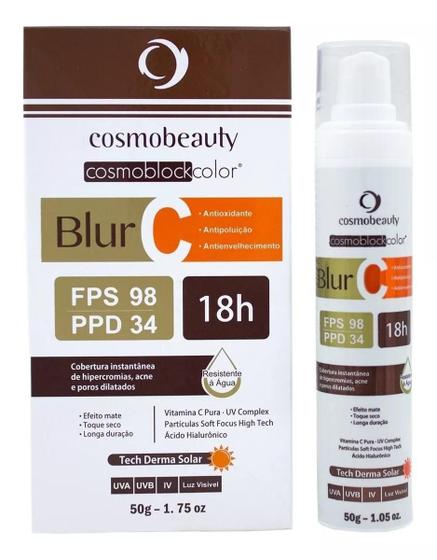 Imagem de Cosmoblur Bege Com Vitamina C Fps 98 18H Cosmobeauty