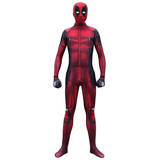 Imagem de Cosplay Deadpool Fantasia Adulto Bodysuit Elastano