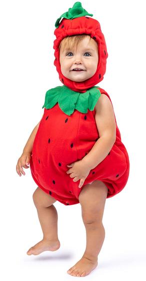 Imagem de Costume Dress Up America Baby Strawberry Romper Girl 0-2y