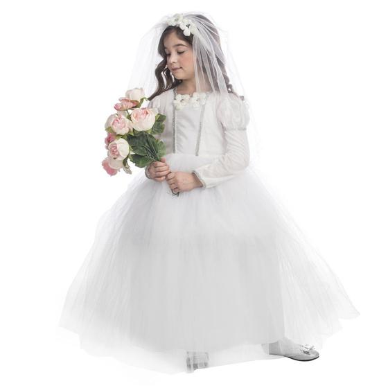 Imagem de Costume Dress Up America Bride para meninas - conjunto de vestidos de noiva