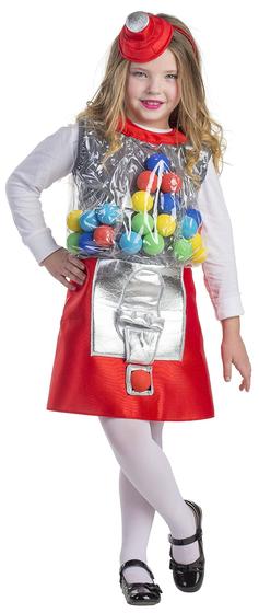 Imagem de Costume Dress Up America Gumball Machine Candy Girl Kids