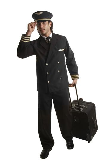 Imagem de Costume Dress Up America Pilot para adultos - Airline Captain