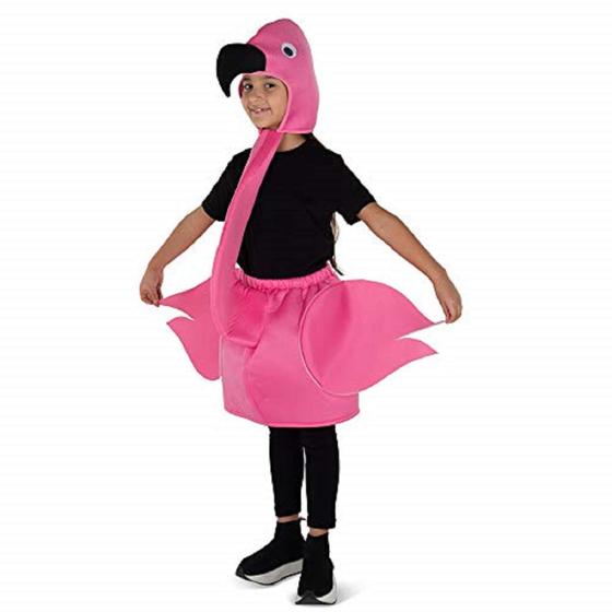 Imagem de Costume Dress Up America Pink Flamingo para crianças com saia