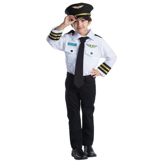 Imagem de Costume Dress-Up Dress Up America Pilot para crianças de 3 a 6 anos