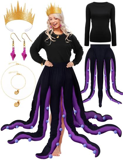 Imagem de Costume Jeere Octopus Dress Halloween Cosplay para mulheres