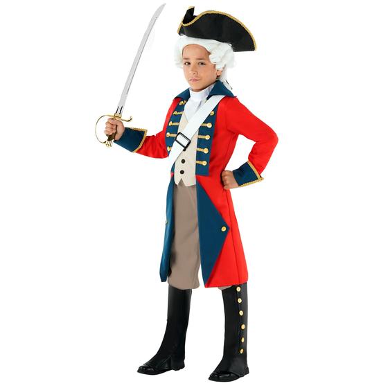 Imagem de Costume Morph Revolutionary War Kids Colonial Red Coat