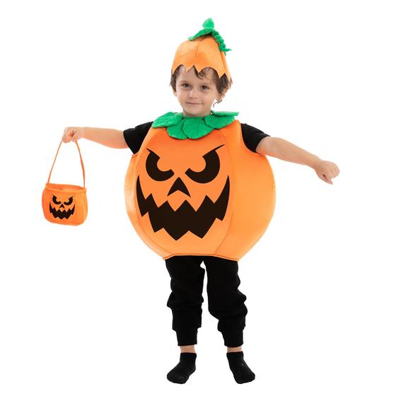 Imagem de Costume Spooktacular Creations Wicked Pumpkin para crianças de 3 a 4 anos