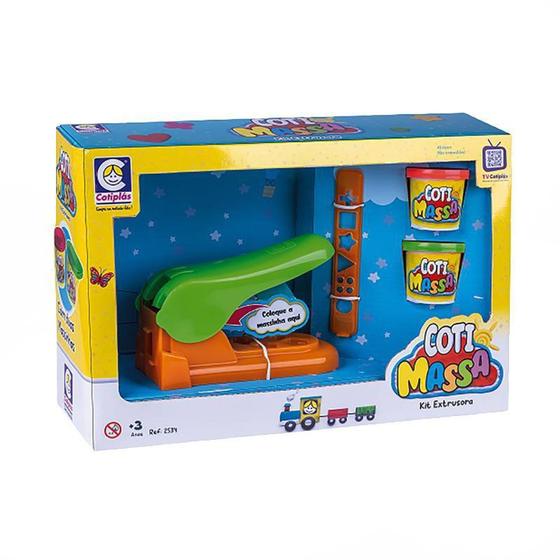 Imagem de Coti Massa Massinha de Modelar Kit Extrusora Sortida - 2535 - Cotiplás - COTIPLAS