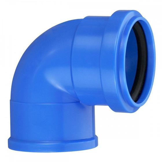 Imagem de Cotovelo Azul Krona Para Tubo 38X40Mm  624 . / Kit C/ 25