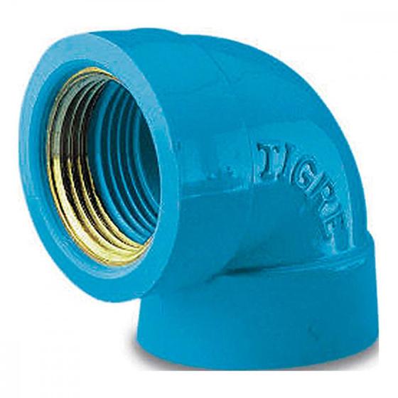 Imagem de Cotovelo Azul Tigre 3/4 X 3/4 ./ Kit Com 20 Unidades