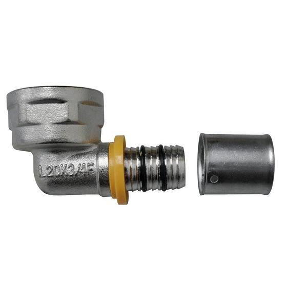Imagem de Cotovelo com Rosca Femea 16mm x 1/2", Astra