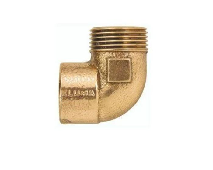 Imagem de cotovelo eluma solda 1/2 M x 15mm s/ anel