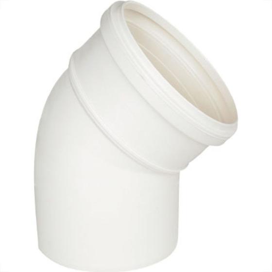 Imagem de Cotovelo Esgoto Plastilit 100X45 Branco - Kit C/20 Unidades