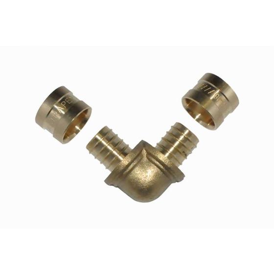 Cotovelo para Água Metálico PEX COD: 97456 E 97457 - ULTRA PEX Imagem de Cotovelo para Água Metálico PEX COD: 97456 E 97457