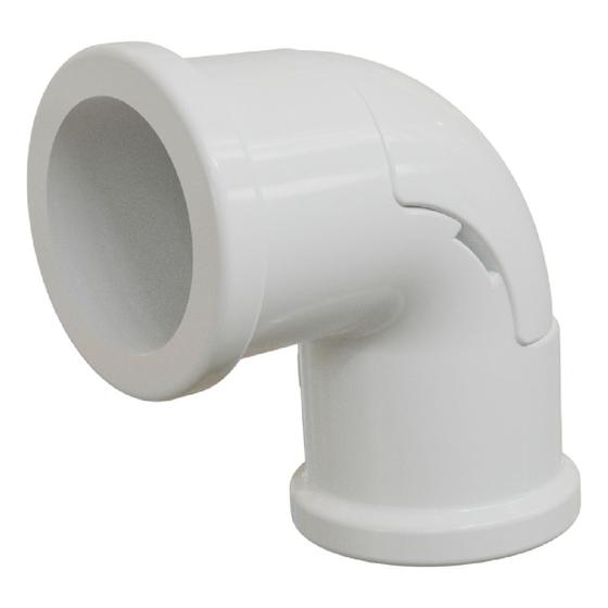 Imagem de Cotovelo para Eletroduto com Tampa Vigia em PVC sem Rosca Branco 3/4" - E015310015 - WETZEL